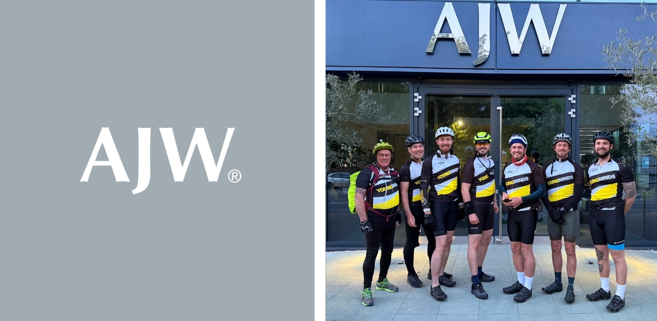 AJW Team Completes 152-Mile Charity Cycle Ride for YoungMinds Trust
