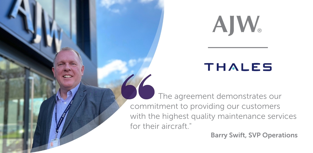 Thales and AJW Group extend avionics support agreement to include new South American customers