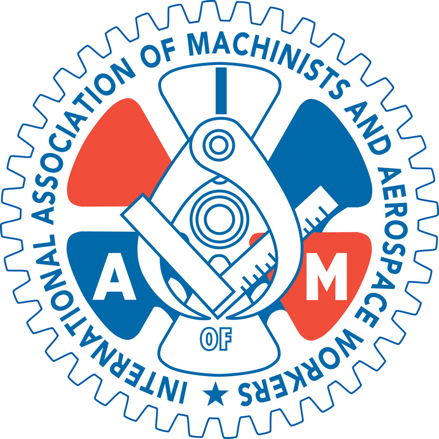 colour logo for the international association of machinists and aerospace workers